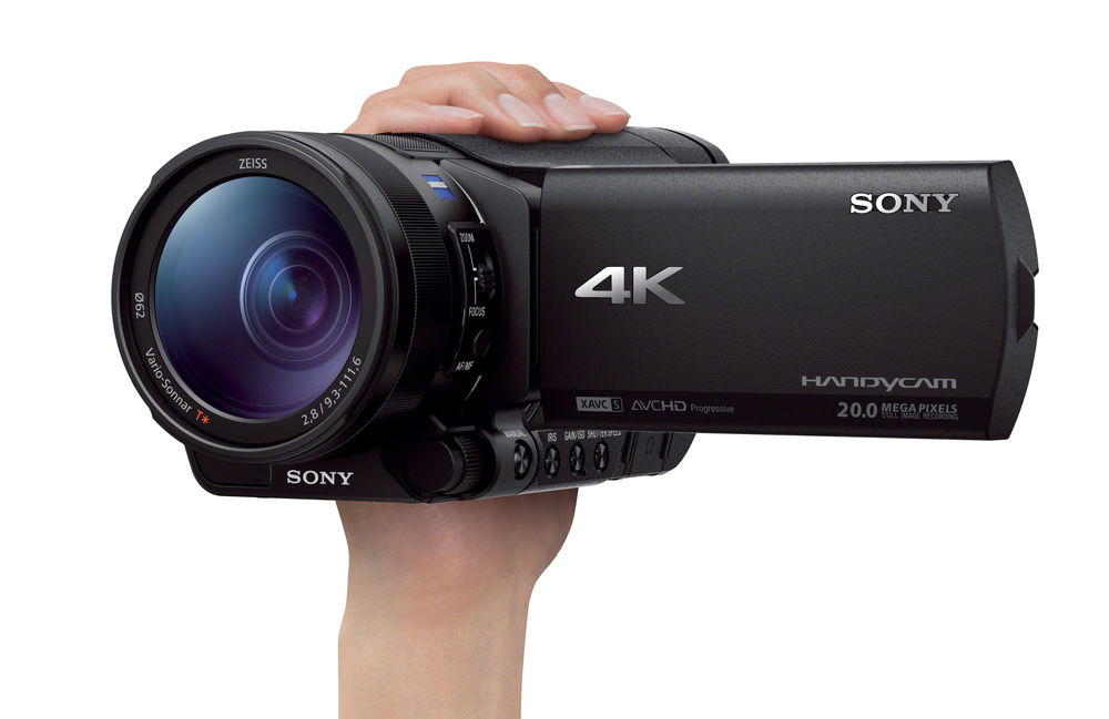 Tiny: the Sony FDR-AX100 4K camcorder with XAVC S recording