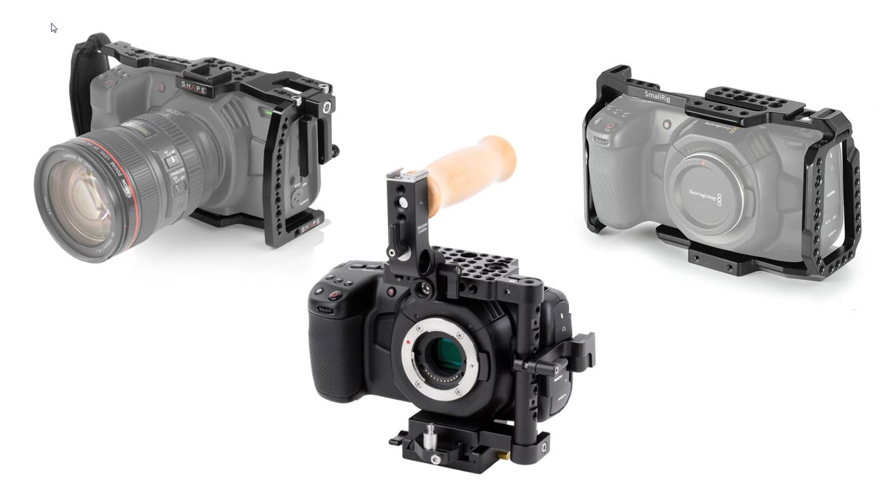 More Cages For The Bmpcc 4k By Shape Wooden Camera And Smallrig